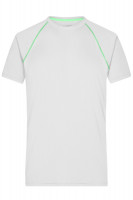 White/bright-green (ca. Pantone white
802C)