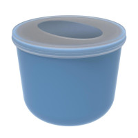comfortable blue/transparent