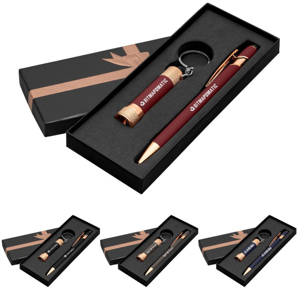 Prince Softy Roségold Geschenkset / Geschenkband-Box