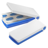 white/blue