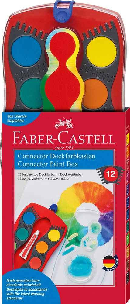 Farbkasten Connector 12er Rot
