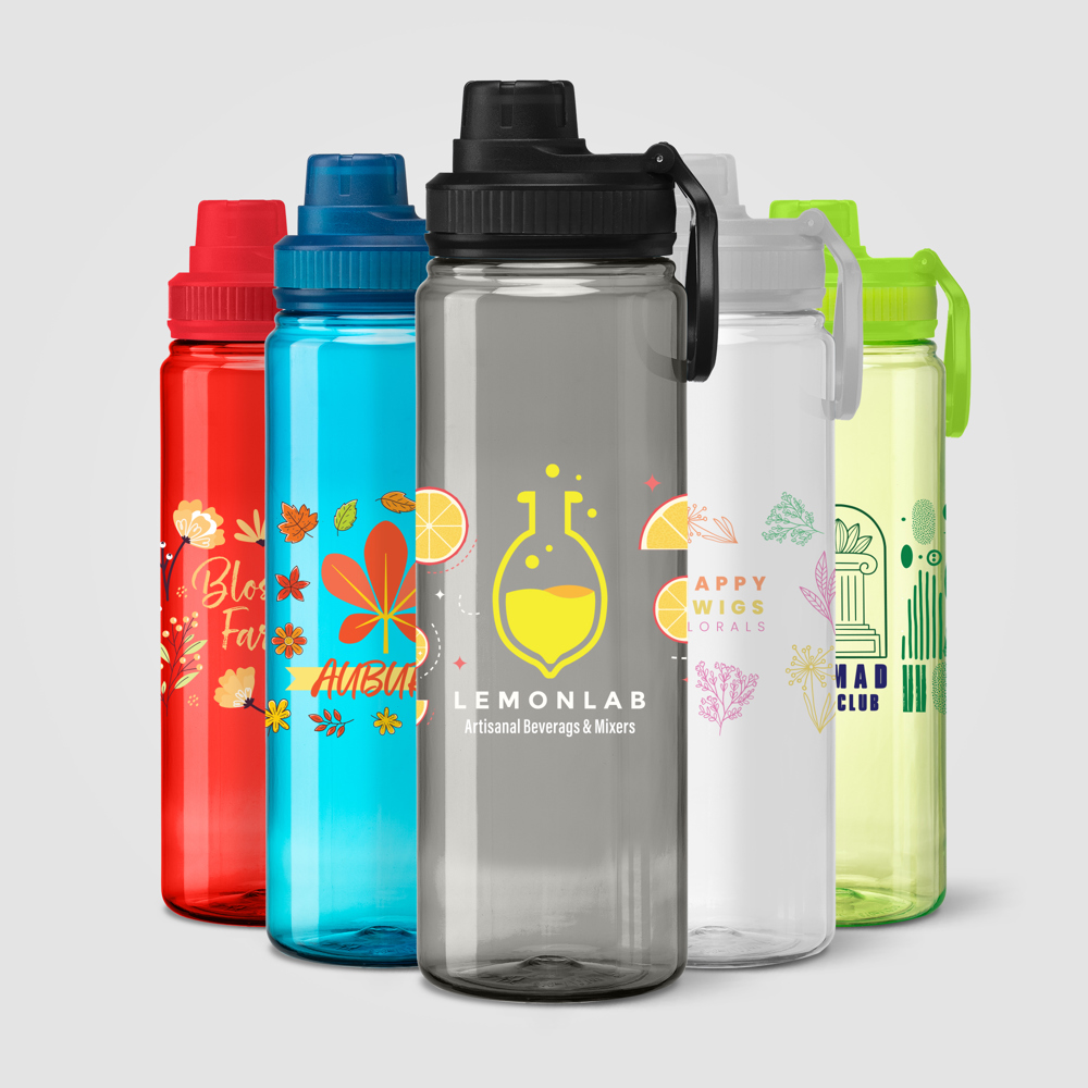 Alaska Sportflasche mit Tragegriff aus rPET - 800 ml