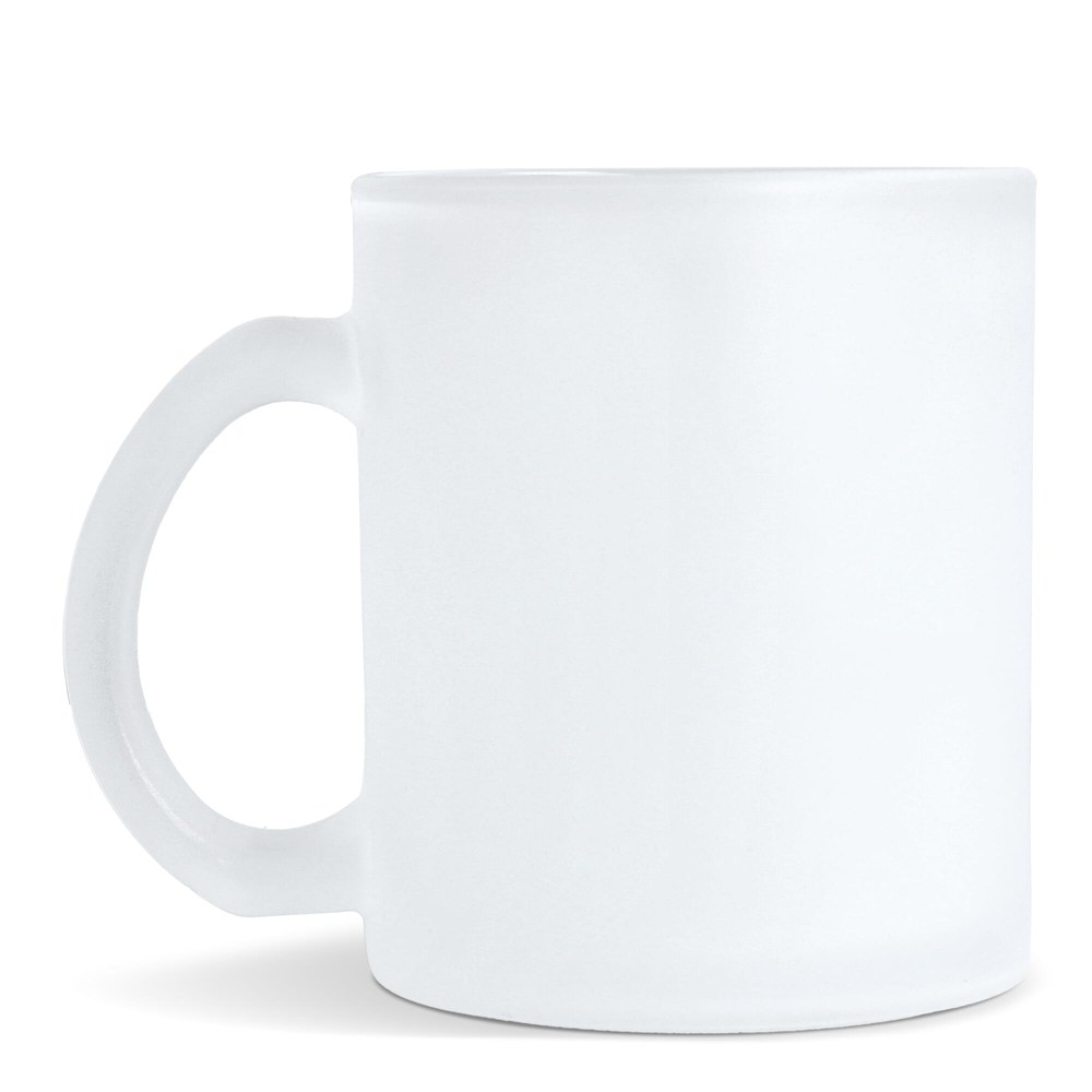 Mallorca Sublimations Becher aus gefrostetem Glas 335ml