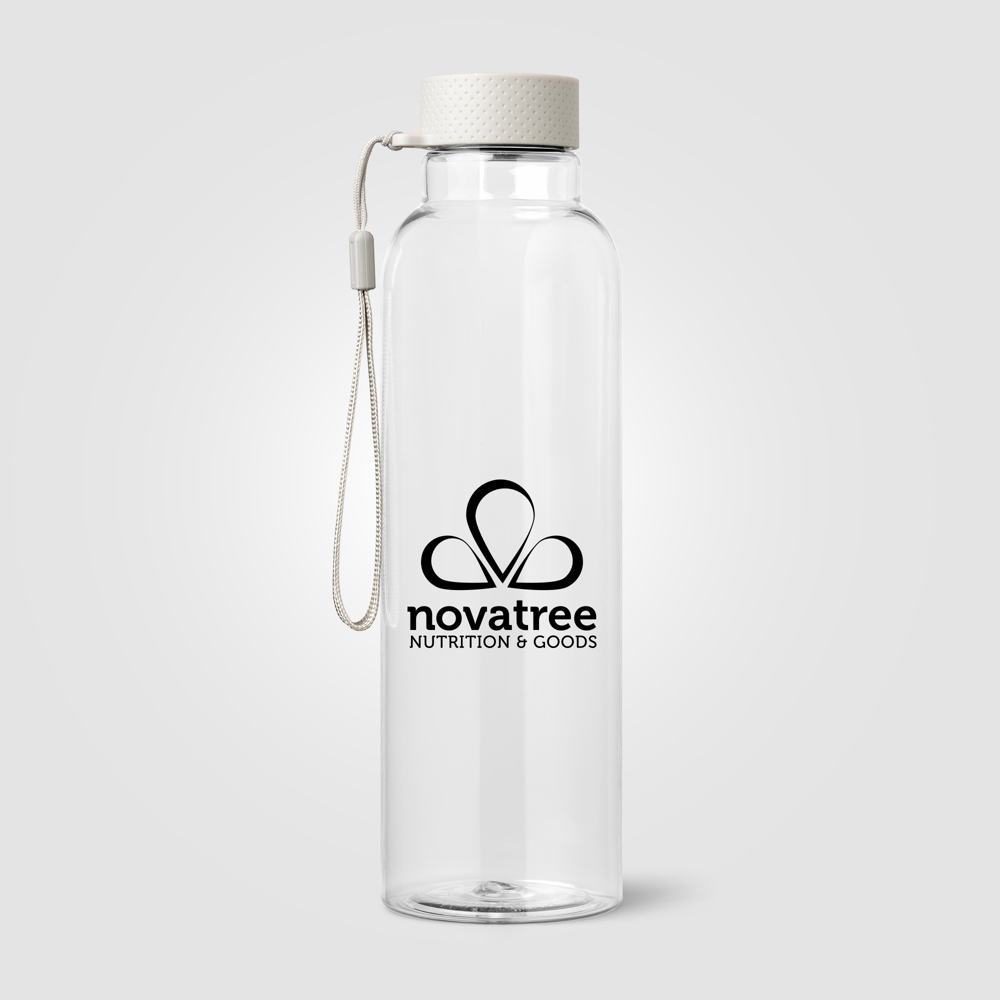 Aura rPET Trinkflasche mit Handschlaufe - 710 ml - Klar (#FFFFFF)
