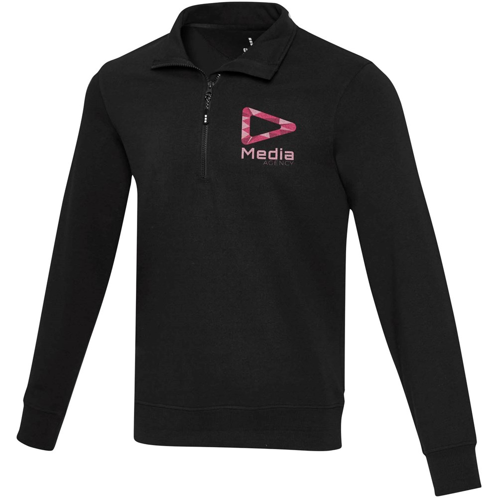 Tin 280 g/m² Aware™ Pullover mit Half-Zip Reißverschluss aus recyceltem Material Unisex