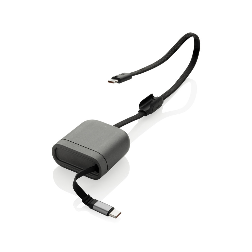 Spira RCS – recyceltes, einziehbares 100W-Schnellladekabel