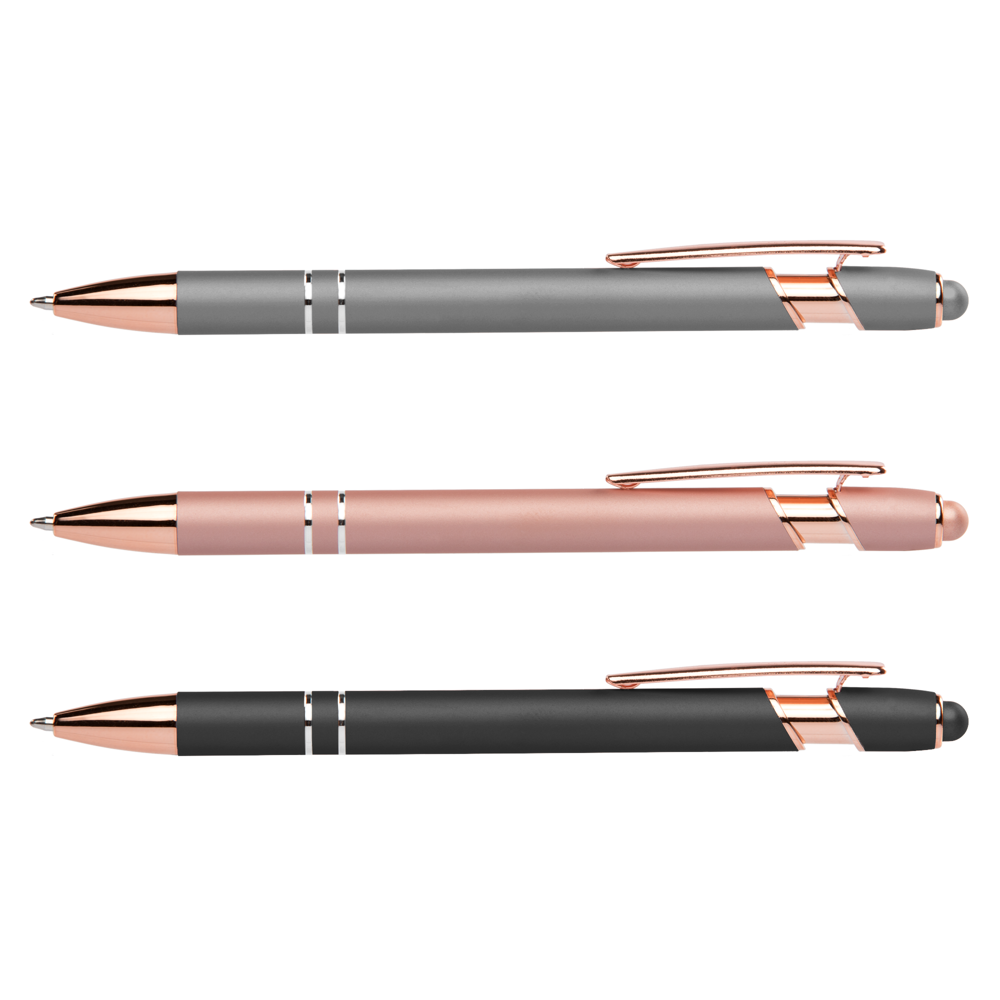 Prince Softy Roségold Metallic Kugelschreiber - m/Stylus