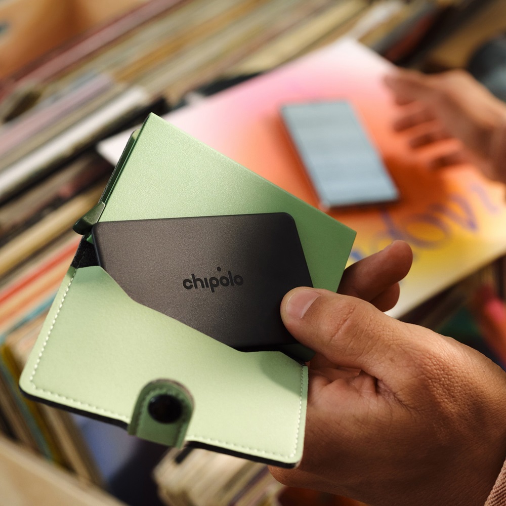 Chipolo CARD – Wiederaufladbarer Bluetooth-Tracker – kompatibel mit Apple Find My & Google Find Hub