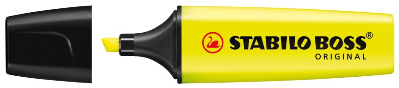 STABILO BOSS ORIGINAL Leuchtmarkierer, rot - Gelb