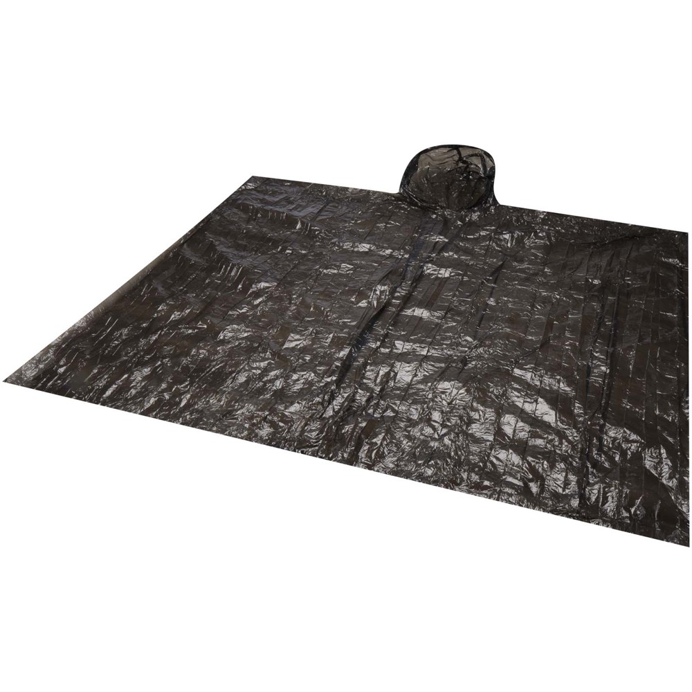 Fog Poncho in rundem Kunststoffbehälter mit Karabinerhaken