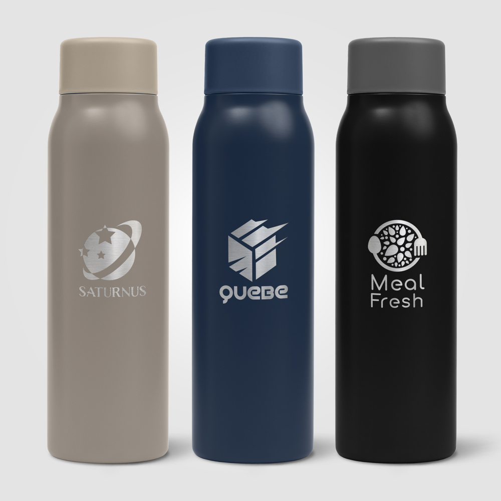 Breeze Karbonisierte Recycling-Edelstahlflasche - 590 ml Breeze Karbonisierte Recycling-Edelstahlflasche - 590 ml
