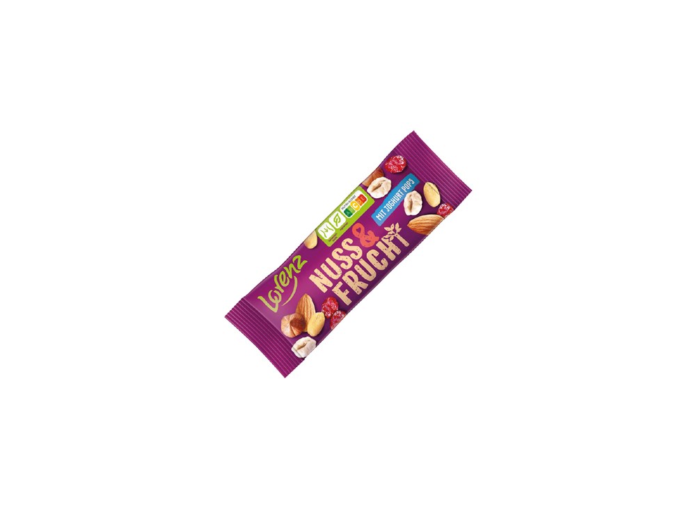 LORENZ Snack Box im Schuber 40 g , Inhalt: Nuss & Frucht mit Joghurt Pops