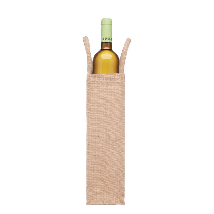 CAMPO DI VINO - Flaschen-Geschenktasche Jute