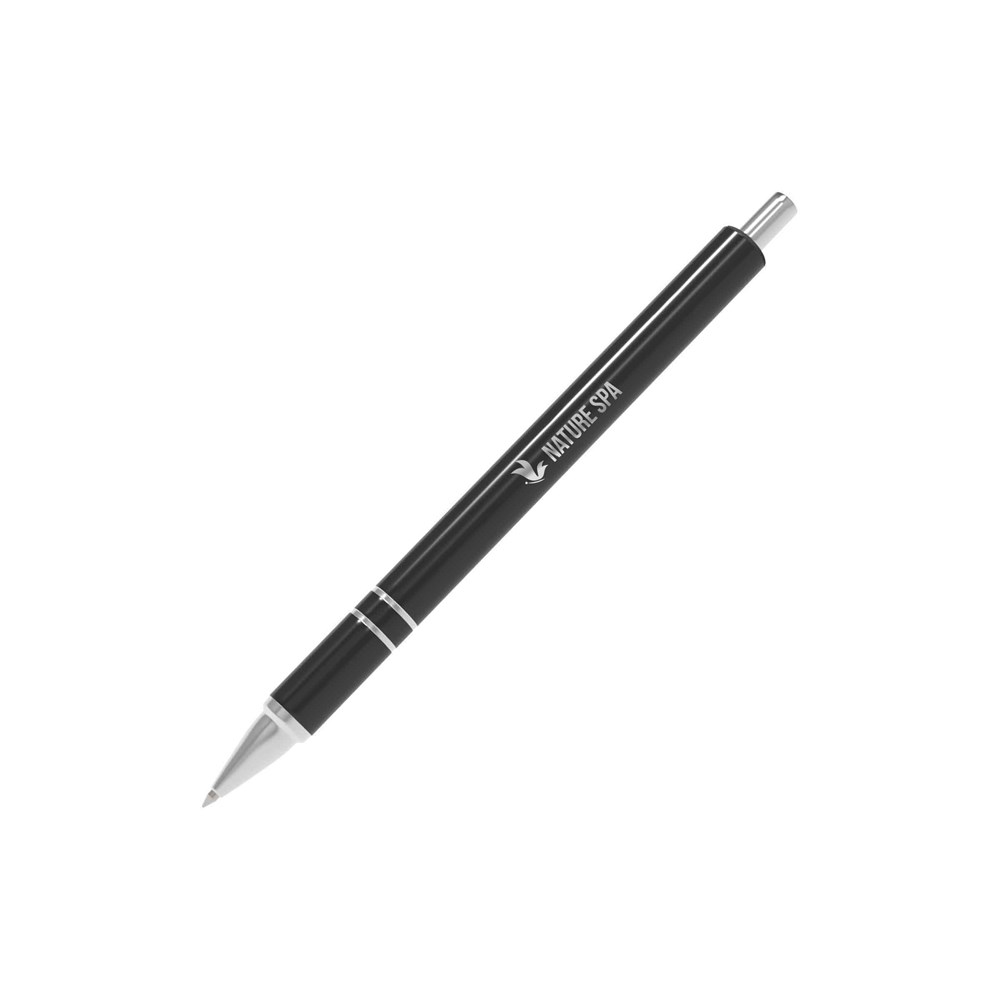 Pen Alu Black (Blue ink)