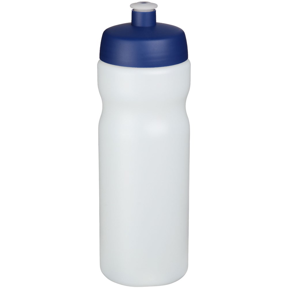Baseline® Plus 650 ml Sportflasche - blau, transparent klar
