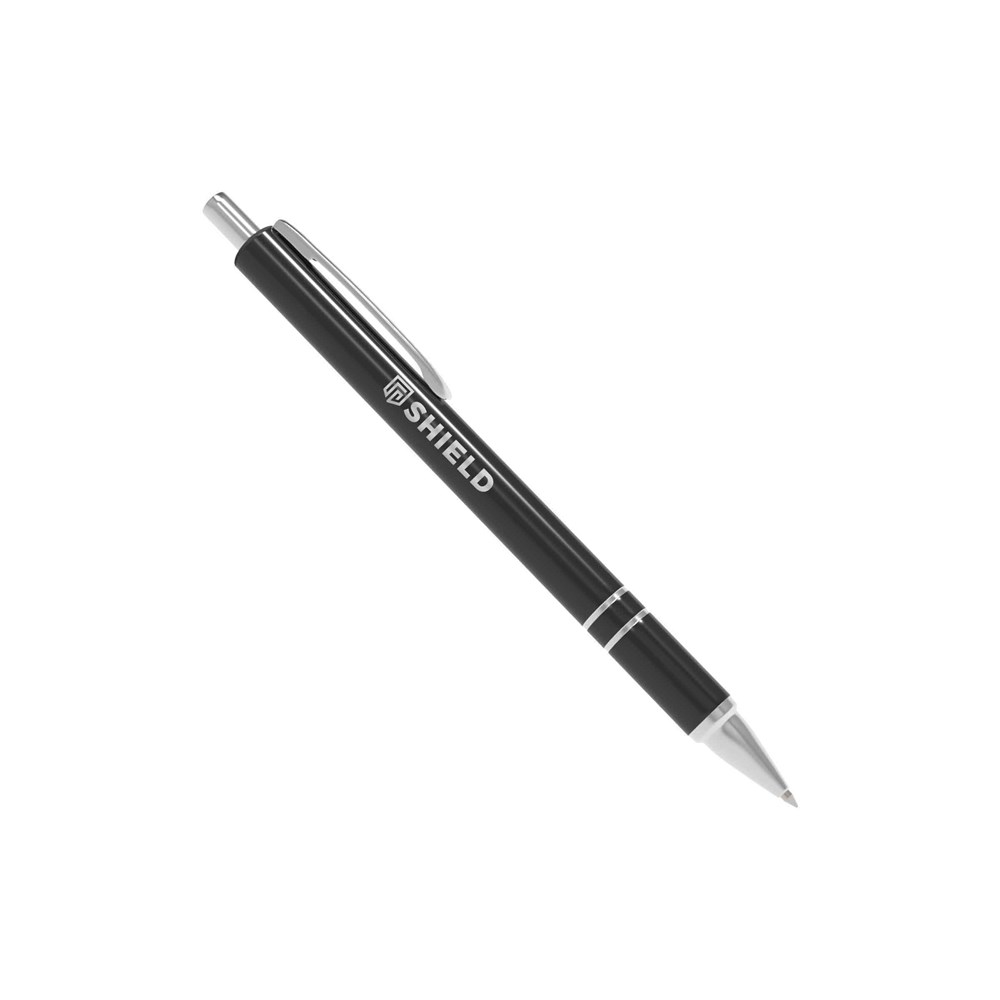 Pen Alu Black (Blue ink)