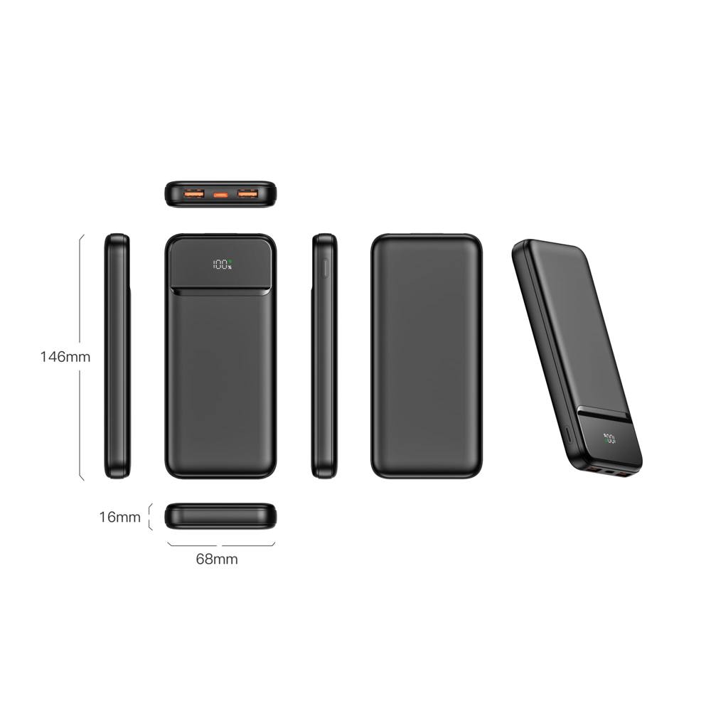 Nolu Powerbank mit LED-Anzeige 10.000 mAh
