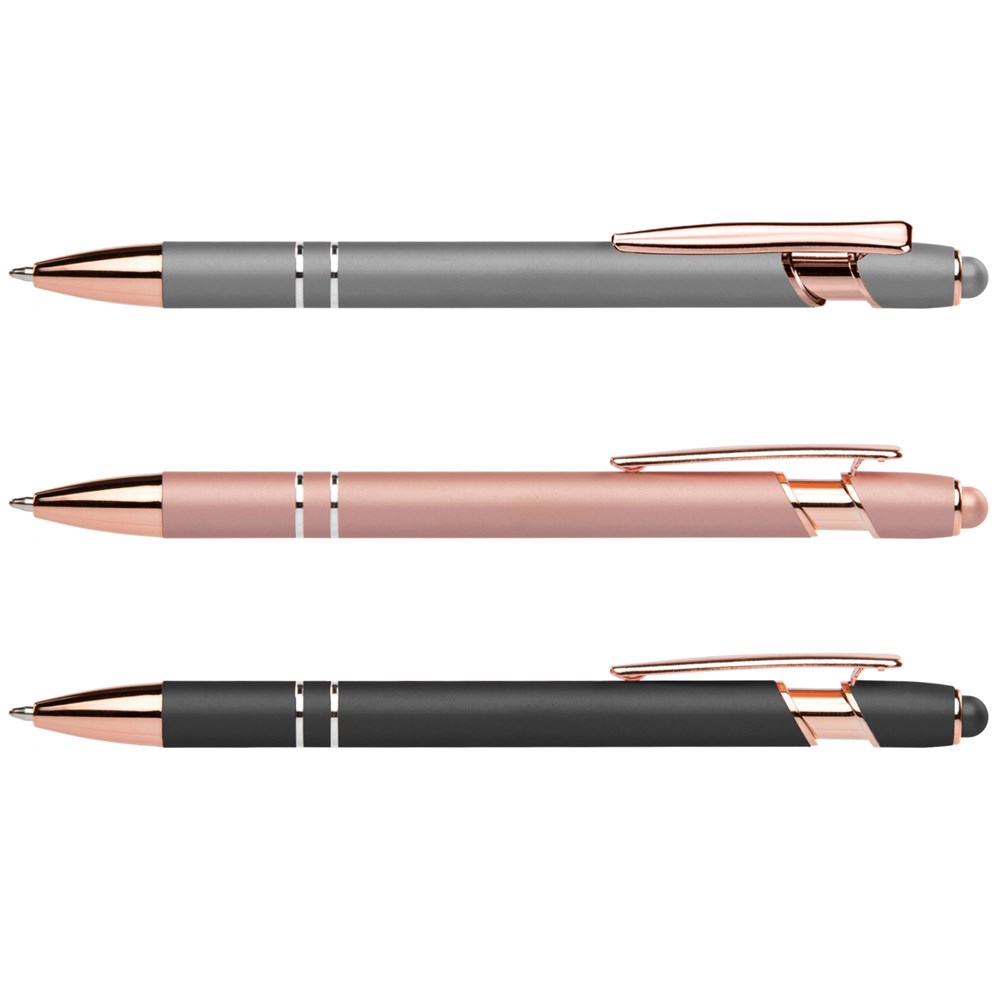 Prince Softy Roségold Metallic Kugelschreiber - m/Stylus