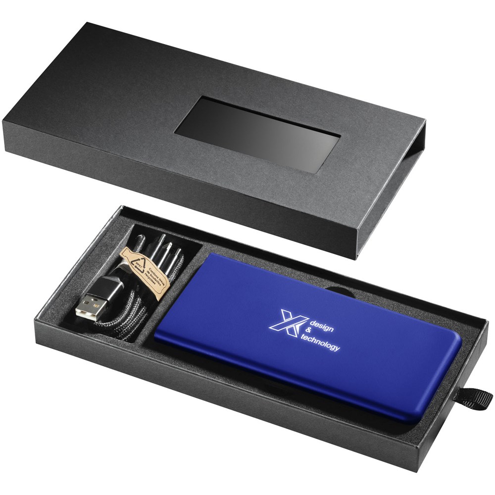 SCX.design P15 5000 mAh Powerbank mit Leuchtlogo