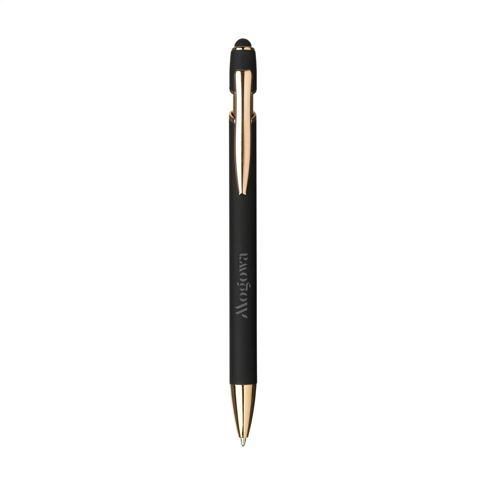 Luca Copper Stylus RCS Recycled Alu SoftTouch - schwarz