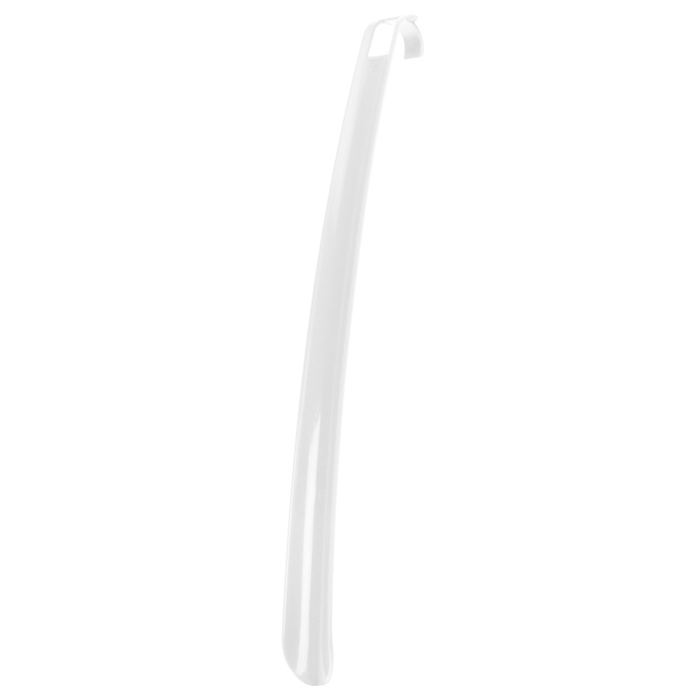 Schuhlöffel, lang - weiß