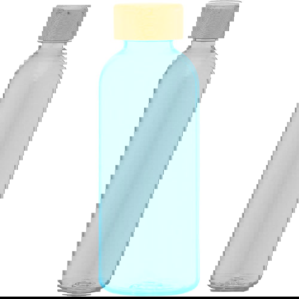 Strom - 650 ml rPET Trinkflasche mit Bambus-Deckel