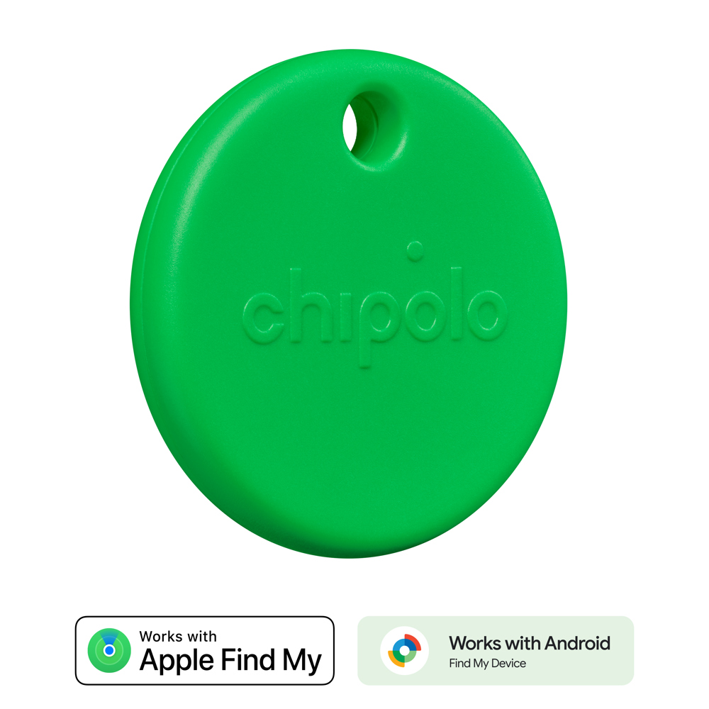 Chipolo POP – Bluetooth-Schlüssel- & Gegenstand-Finder – Kompatibel mit Apple „Wo ist?“ & Google „Mein Gerät finden“ - Grün