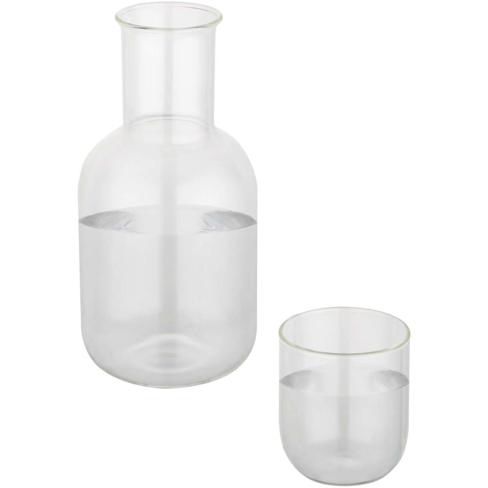 Amelie Set aus Glaskaraffe und Tasse, matt