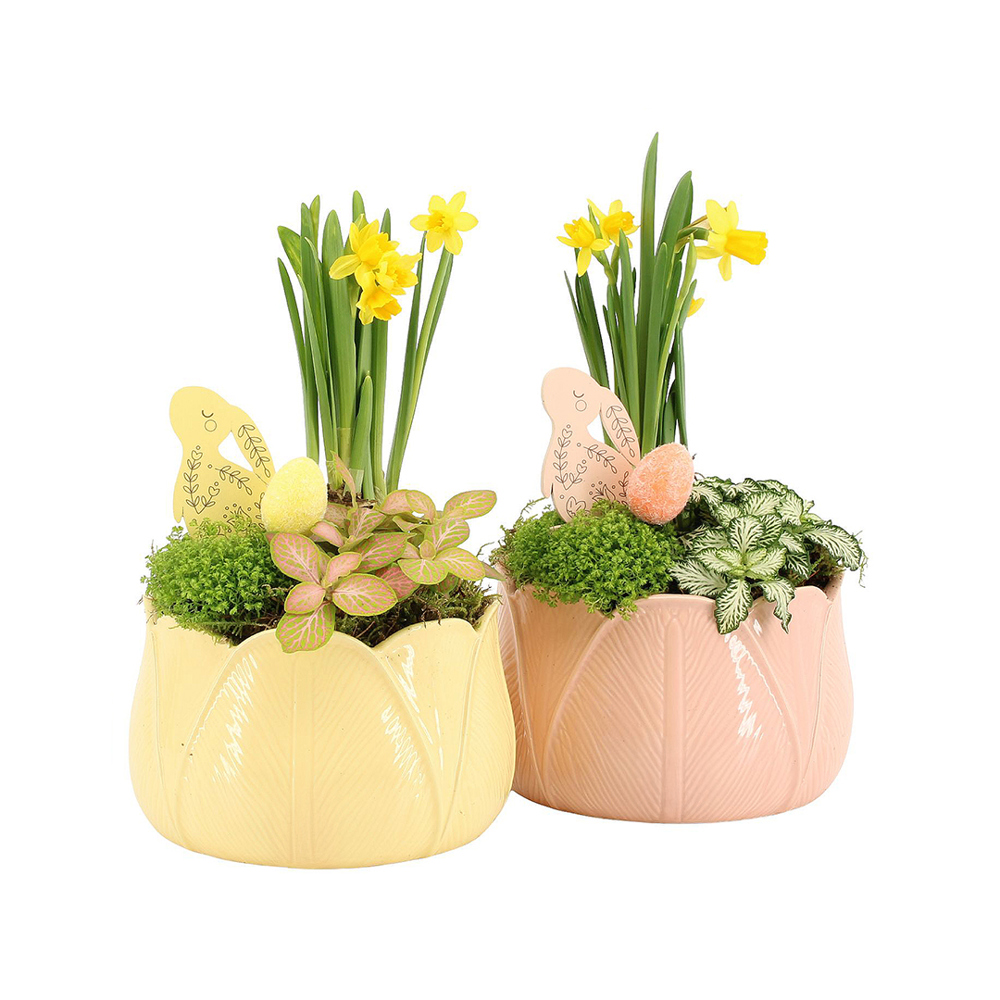 Easter colourful ceramic large - Narzisse, Ohne Verpackung