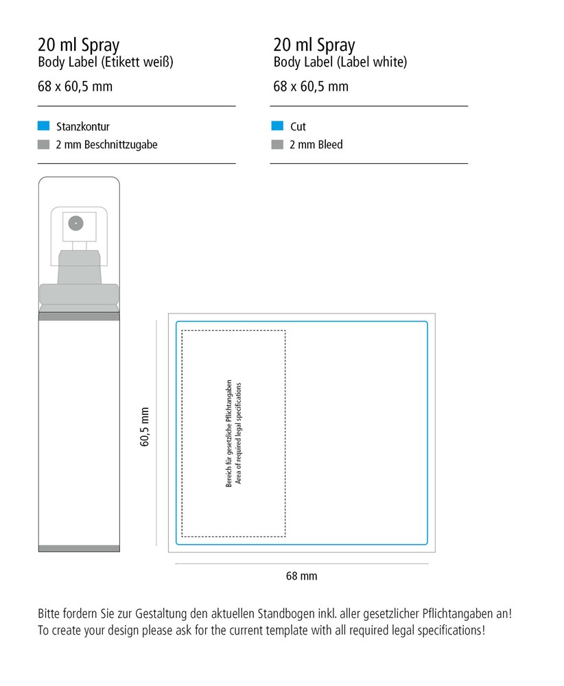 Smartphone & Arbeitsplatz-Reiniger, 20 ml, Body Label