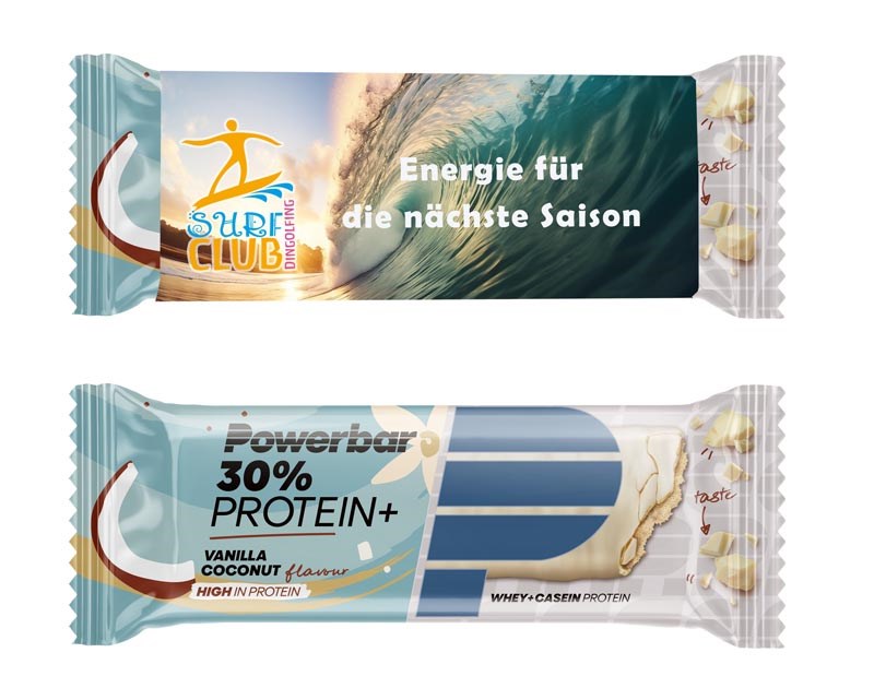 PowerBar im Werbeschuber - Protein Plus 30%
