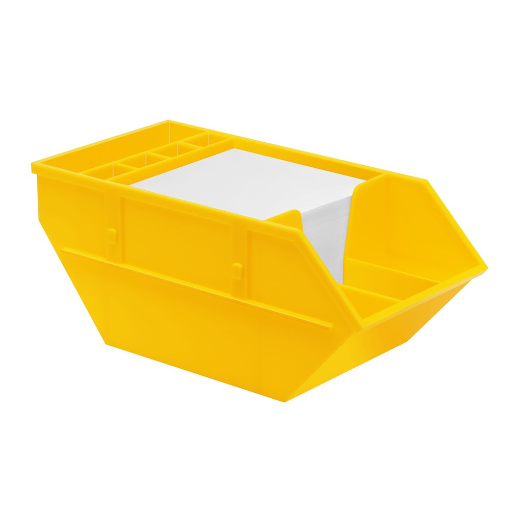 Zettelbox mit Köcher "Container"