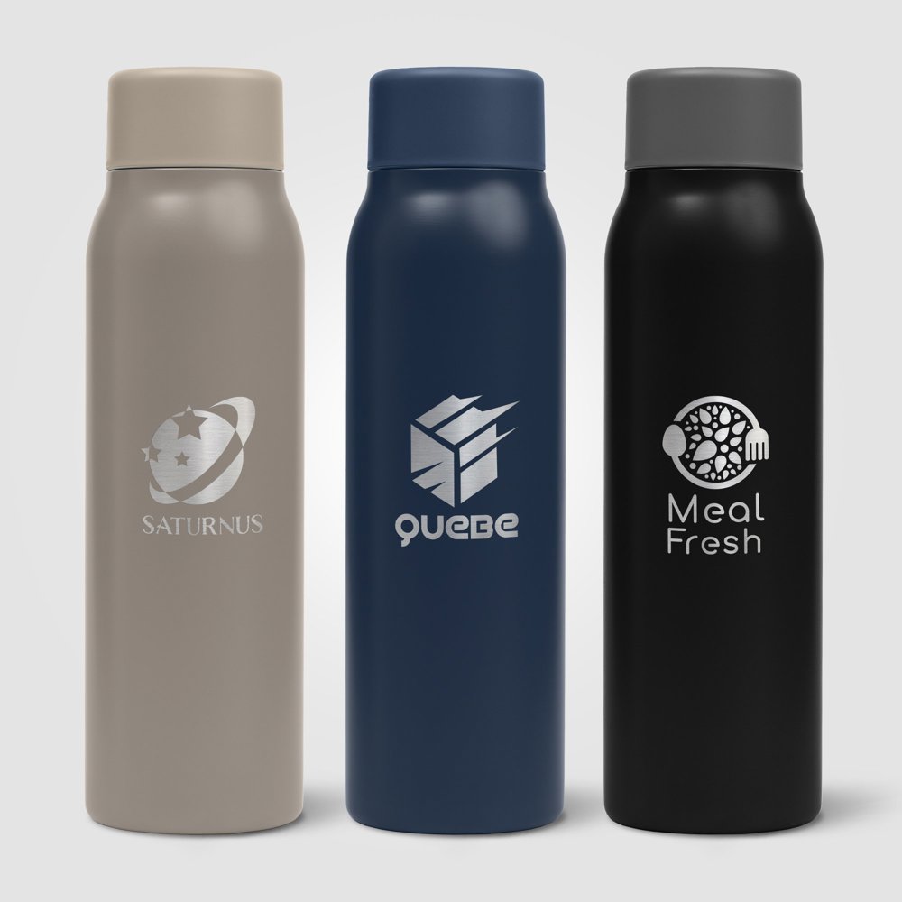 Breeze Karbonisierte Recycling-Edelstahlflasche - 590 ml Breeze Karbonisierte Recycling-Edelstahlflasche - 590 ml