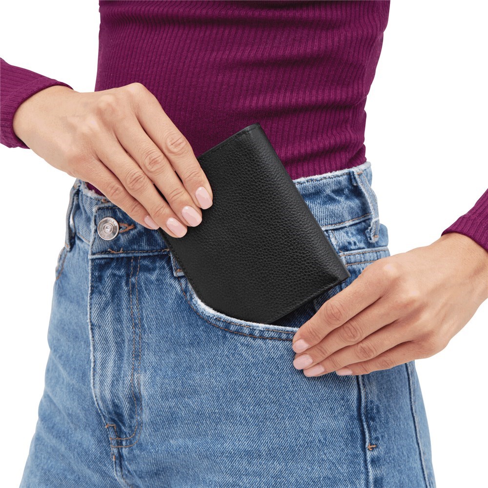Genuine leather purse TRAPANI