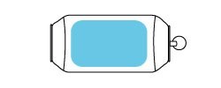 USB-Stick Dose-Silber-512 MB