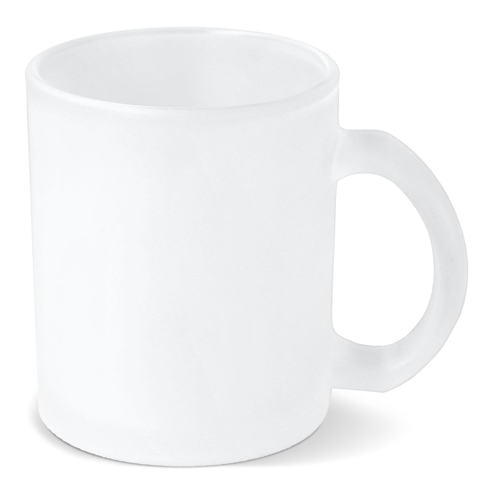 Mallorca Sublimations Becher aus gefrostetem Glas 335ml