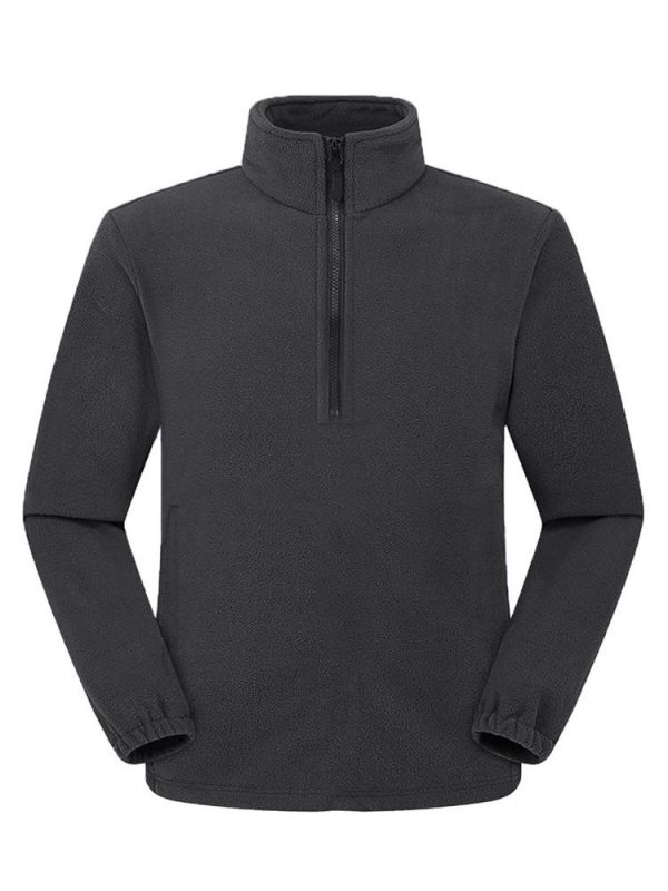 BS Polaris Fleece-Pullover mit halbem Reißverschluss, 160 gr/m² | Rot ...